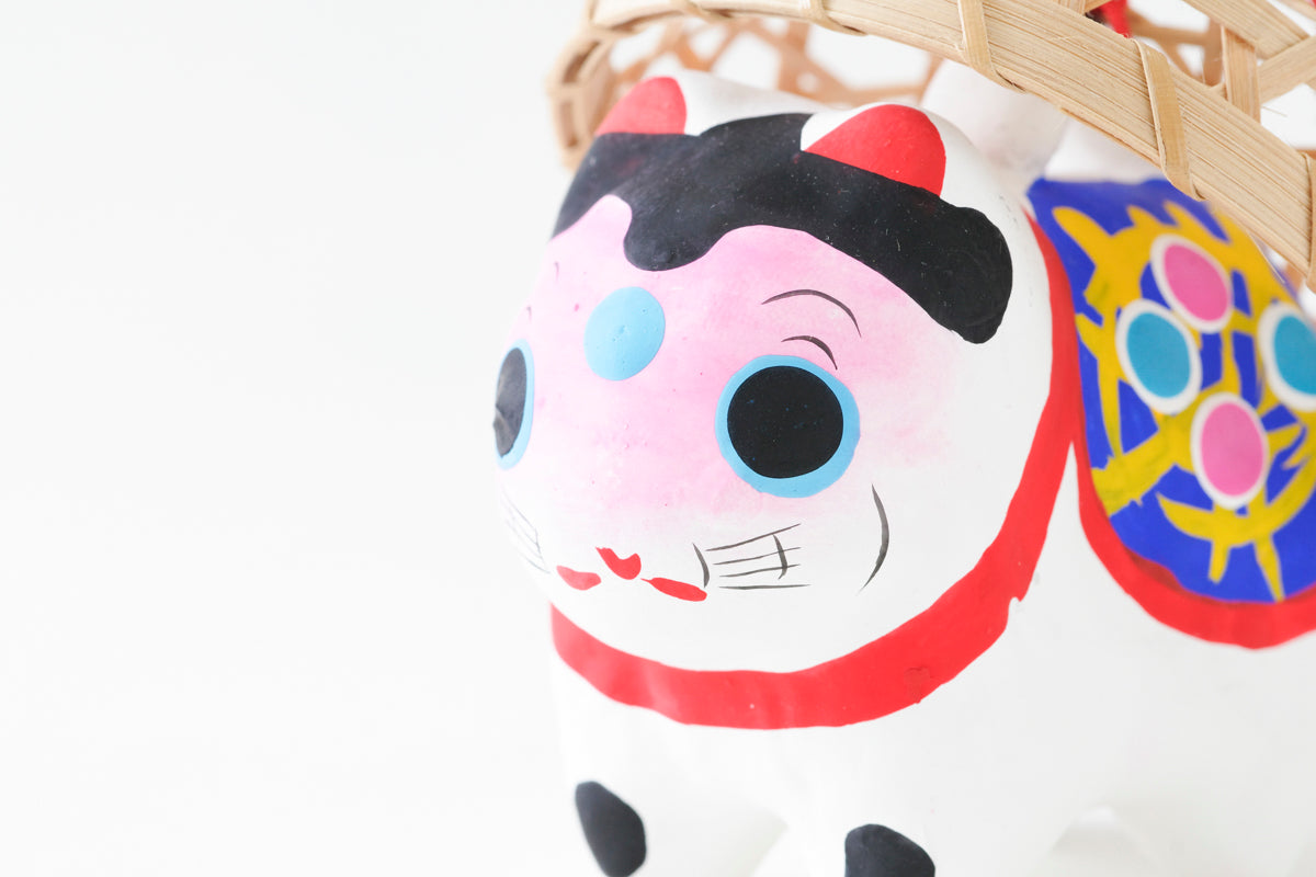 江戸小物玩具 ざるかぶり犬張子 – オマツリジャパンのお店