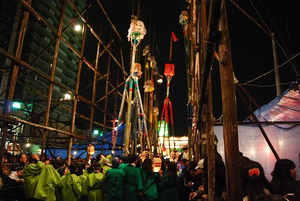 関東の奇祭！ 古河提灯竿もみまつり 特別観覧席