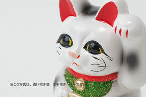 常滑焼 白い招き猫 右手招き – オマツリジャパンのお店 常滑焼 白い招き猫 右手招き – オマツリジャパンのお店