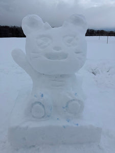 大雪像制作隊プロの直接指導！自分だけの「ミニ雪像づくり体験」イン さっぽろ羊ヶ丘展望台（認定証・道具貸出付）