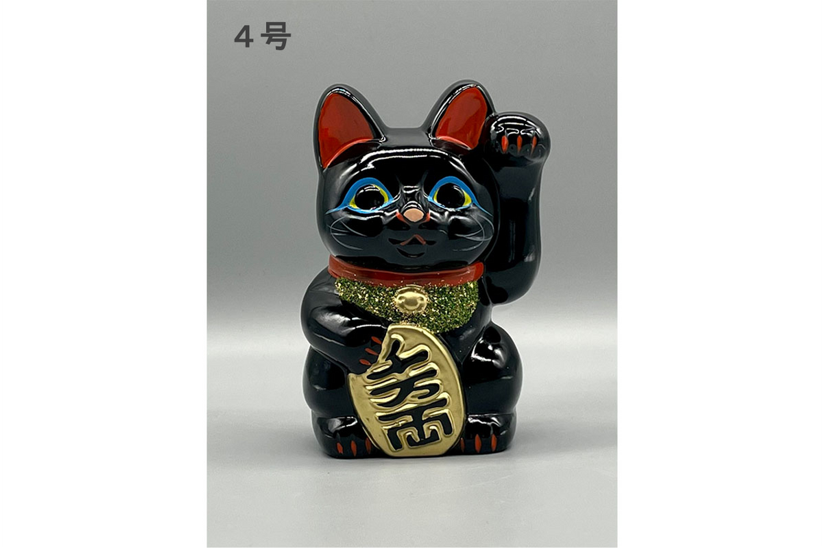 常滑焼 黒い招き猫 左手招き – オマツリジャパンのお店 常滑焼 黒い招き猫 左手招き – オマツリジャパンのお店