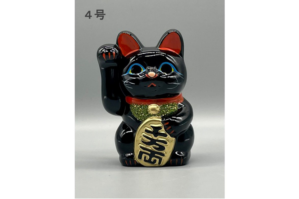 常滑焼 黒い招き猫 右手招き – オマツリジャパンのお店 常滑焼 黒い招き猫 右手招き – オマツリジャパンのお店