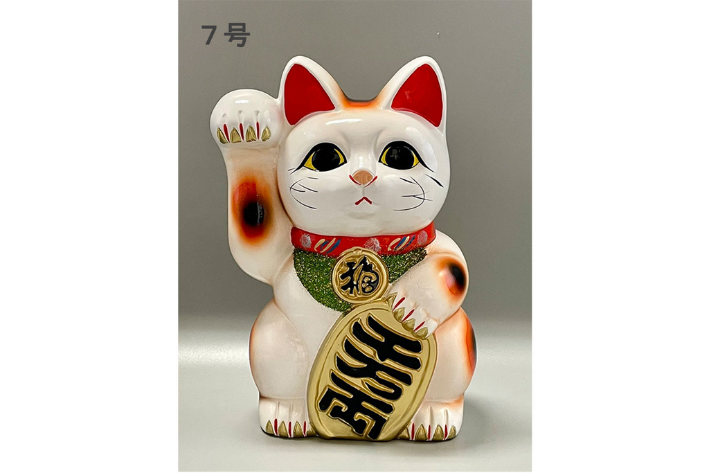 常滑焼 白い招き猫 右手招き – オマツリジャパンのお店 常滑焼 白い招き猫 右手招き – オマツリジャパンのお店